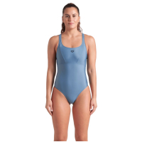 Купальник Arena Solid Swimsuit Control Pro Bac 005910-550 Сірий 44 (3468337486114)