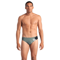 Плавки Arena Stripe Swim Briefs 007929-650 оливкй, чорний 90 (3468337395294)