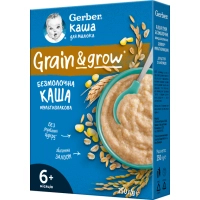 Дитяча каша Gerber Безмолочна швидкорозчинна мультизлакова з 6 місяців 250 г (1100427)