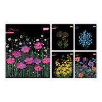 Зошит Yes Floral bloom А5 24 аркушів лінія (768593)
