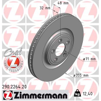 Гальмівний диск ZIMMERMANN 290.2264.20