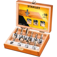 Набір фрез Stanley TCT 8 мм, 10 шт. (STA80020)
