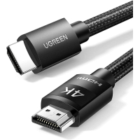 Кабель мультимедійний HDMI M to HDMI M 1.0m V2.0 4K Ugreen (30999)