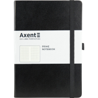 Книга записна Axent Partner Prime 145х210 мм A5 96 аркушів клітинка Чорний (8305-01-A)