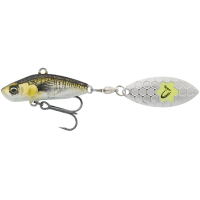 Блешня Savage Gear 3D Sticklebait Tailspin 73mm 13.0g Green Silver Ayu (1854.43.95)