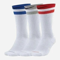 Шкарпетки Nike U NK EVERYDAY PLUS CUSH CREW 3PR CZ0502-903 38-42 3 пари Білий/Мультиколор (194500885493)