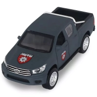Масштабна модель автомобіля TechnoDrive серії Шеврони Героїв - Toyota Hilux - ОШБр НПУ Лють (KM6118F)