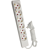 Мережевий подовжувач TECCO 3м 6 постів white (8681277842313)