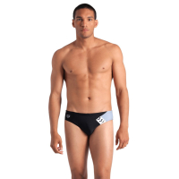 Плавки Arena Stripe Swim Briefs 007929-550 чорний, сірий 100 (3468337395133)
