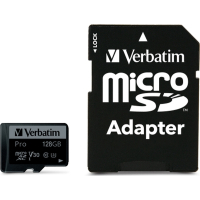 Карта пам'яті Verbatim 128GB microSDXC class 10 UHS-I PRO (47044)