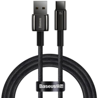 Дата кабель USB 2.0 AM to USB-C 1.0m 100W black Baseus (CAWJ000001)