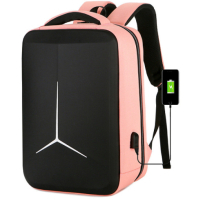 Рюкзак для ноутбука Voltronic 15.6", TT-2020-2P, Nylon, Polyester, Oxford, Pink, USB (45012)