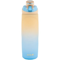 Пляшка для води Kite K26, 760 мл, бежево-синя (K26-1200-1)
