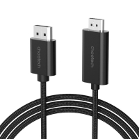 Кабель мультимедійний DisplayPort M to HDMI M 2.0m 4K60Hz Choetech (XDH01-BK)