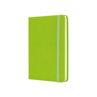 Книга записна Optima А6 SQUARE, тверда обкладинка, гумка, кремовий блок лінія, фісташковий (O20386-67)