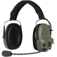Тактичні навушники Ops-Core AMP Communication Headset-Connectorized. Верхній тримач. Ranger Green (N101153-01-0006)
