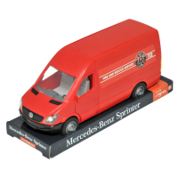 Масштабна модель автомобіля Tigres Mercedes-Benz Sprinter вантажний (червоний ) на планшетці (39701)