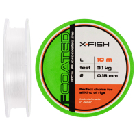Флюорокарбон X-Fish FCoated 10m 0.18mm 3.1kg (1917.01.23)