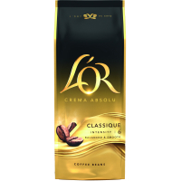 Кава L'OR Crema Absolute Classic в зернах 1 кг (8711000400791)
