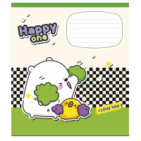Зошит Школярик Happy one 12 аркушів клітинка (012-3532K)