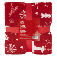 Плед ARDESTO Christmas Flannel 160х200см, 100% поліестер, олені, червоний (ART0126PB)