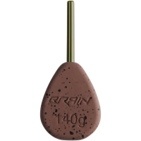 Грузило Brain In-Line Flat Lead 140g 2шт/уп Brown (1858.32.20)