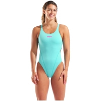 Купальник Arena Team Swimsuit Swim Tech Solid 004763-809 блакитний 42 (3468337774662)