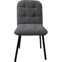 Кухонний стілець Примтекс плюс Santi FL black HL-19, оксамит чорний. (Santi FL black HL-19)