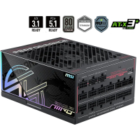Блок живлення MSI 1300W (MPG Ai1300TS PCIE5)