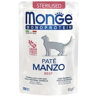 Паштет для котів Monge Cat Monoprotein Sterilised яловичина 85 г (8009470013741)