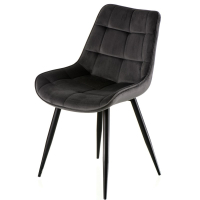 Кухонний стілець Special4You Damask dark grey (E6477)