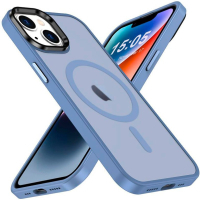 Чохол до мобільного телефона 2E Basic Apple iPhone 15 Plus Soft Touch MagSafe Cover Light Blue (2E-IPH-15PRM-OCLS-BL)