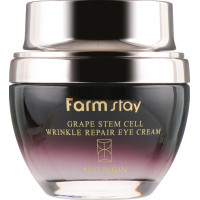 Крем для шкіри навколо очей FarmStay Grape Stem Cell Wrinkle Repair Eye Cream З фітостовбуровими клітинами винограду 50 мл (8809317284880)
