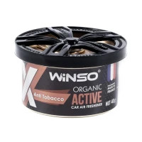 Ароматизатор для автомобіля WINSO Organic X Active 40gr - Anti Tobacco (533630)