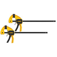 Струбцина DeWALT "M" тригерні (швидкозатискні), 300мм, тиск 63 кг, 2 шт. (DWHT0-83158)
