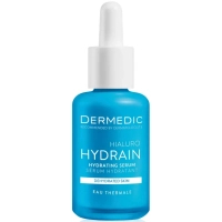 Сироватка для обличчя Dermedic Hydrain 3 Hialuro Зволожувальна для сухої шкіри обличчя, шиї та зони декольте 30 мл (5906739783199)