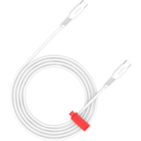 Дата кабель USB-C to USB-C 1.2m CC60SC 60W White Canyon (CNS-CC60SC12W)