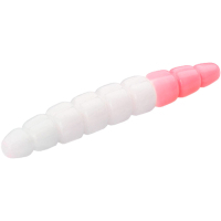 Силікон рибальський FishUP Morio 1.2" 132 - White/Bubble Gum, cheese taste (12шт/уп) (1864.13.29)