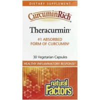 Трави Natural Factors Екстракт куркуміну, теракурмін, 30 мг, CurcuminRich, Theracurmin, 30 (NFS-04542)