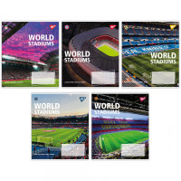 Зошит Yes World stadium А5 48 аркушів лінія (767133)