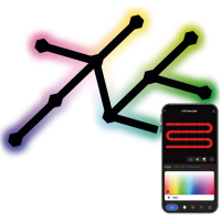 Світильник EMOS ZIW269R LINES 9шт. 34 Вт, RGBIC, WIFI black (ZIW269R)