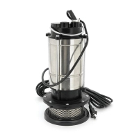 Заглибний насос Voltronic 1100W, 220V, до 4м³/год, підйом до 26м, 25мм, INOX, 410х195х225 мм, 11 кг. + перехідник (YT-P-1100-26)
