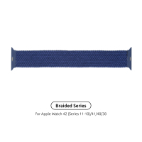 Ремінець до смарт-годинника Armorstandart Braided Solo Loop для Apple Watch 42 (Series 11-10)/41/40/38 Atlantic Blue Size 2 (120 mm) (ARM58066)