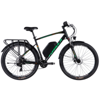 Електровелосипед Formula eCURSOR MAN AM DD 29" 21" 48B 17.5А*г 500Вт 2026 чорно-зелений (ELB-FR-29-248)