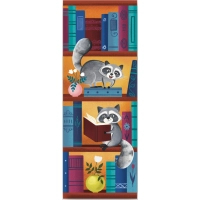 Закладки для книг Люцинка "Єноти. Книжкова полиця" 1 шт. (ЛК000000090) (2000000000090)