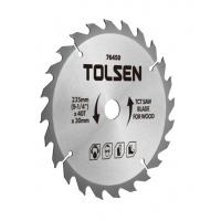 Диск пильний Tolsen пильний з ТВС напайками по дереву 254х60Т*30мм (76461)