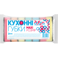 Губки кухонні Добра Господарочка MAXI 7 шт. (4820086521185)