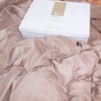 Постільна білизна MirSon Satin Жаккард Golden wheat 143х210х2 (2200005395547)