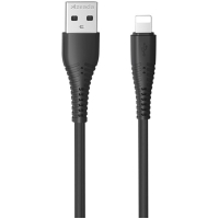 Дата кабель USB 2.0 AM to Lightning PD-B85a Black Proda (PD-B85i-BK)