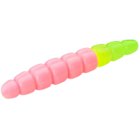 Силікон рибальський FishUP Morio 1.2" 133 - Bubble Gum/Hot Chartreuse, cheese taste (12шт/уп) (1864.13.30)